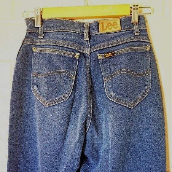 High Waist LEE Vintage Blue Jeans - Picture 4 of 6
